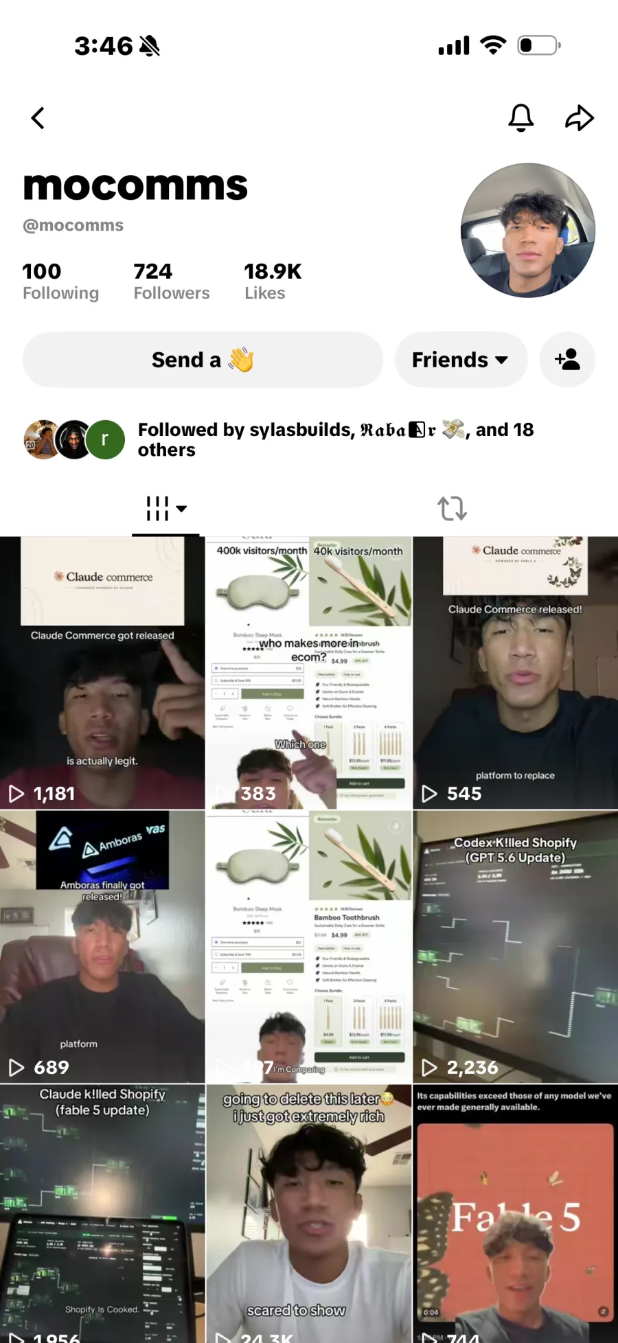 Mourece's TikTok creator profile
